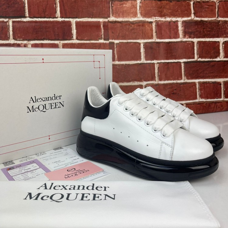 ALEXANDER MCQUEEN CLEAR SOLE NEW BLACK